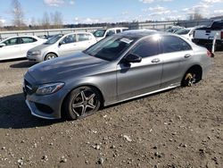 Salvage cars for sale from Copart Arlington, WA: 2017 Mercedes-Benz C 43 4matic AMG