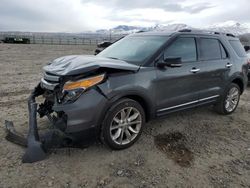 Salvage cars for sale at Magna, UT auction: 2015 Ford Explorer XLT