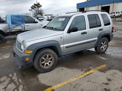 Salvage cars for sale from Copart Woodhaven, MI: 2006 Jeep Liberty Sport