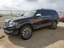 Salvage cars for sale at Houston, TX auction: 2017 Lincoln Navigator Select