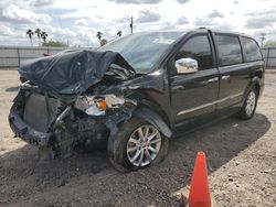 Salvage cars for sale at Mercedes, TX auction: 2015 Chrysler Town & Country Limited Platinum