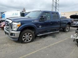 Salvage trucks for sale at Hayward, CA auction: 2015 Ford F350 Super Duty