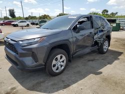 Salvage cars for sale from Copart Miami, FL: 2024 Toyota Rav4 LE