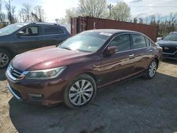Salvage cars for sale from Copart Baltimore, MD: 2015 Honda Accord EXL