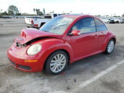 Volkswagen salvage cars for sale: 2008 Volkswagen New Beetle S