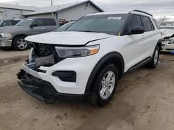 Salvage cars for sale from Copart Pekin, IL: 2021 Ford Explorer XLT