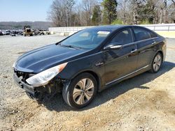 Salvage cars for sale at Concord, NC auction: 2014 Hyundai Sonata Hybrid