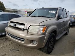 Salvage cars for sale from Copart Martinez, CA: 2007 Toyota Sequoia Limited