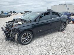 Salvage cars for sale at Temple, TX auction: 2017 Ford Fusion SE Hybrid