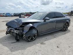 Salvage cars for sale at West Palm Beach, FL auction: 2017 Audi A4 Premium Plus