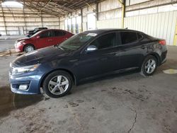 KIA Optima salvage cars for sale: 2015 KIA Optima LX