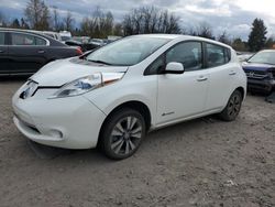 Nissan Leaf SV salvage cars for sale: 2016 Nissan Leaf SV