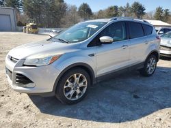 Salvage cars for sale from Copart Mendon, MA: 2014 Ford Escape Titanium