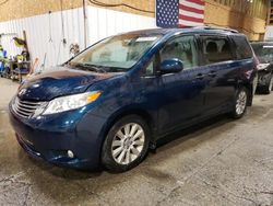 Salvage cars for sale at Anchorage, AK auction: 2012 Toyota Sienna XLE