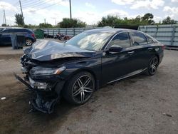Salvage cars for sale at Miami, FL auction: 2021 Honda Accord Touring