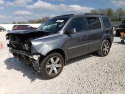 Salvage cars for sale from Copart New Braunfels, TX: 2012 Honda Pilot Touring