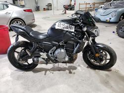 Salvage cars for sale from Copart York Haven, PA: 2017 Kawasaki ER650 G