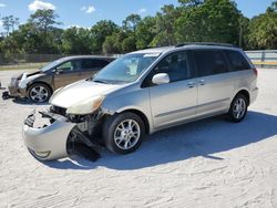 Toyota salvage cars for sale: 2005 Toyota Sienna XLE