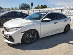 Salvage cars for sale from Copart Fresno, CA: 2020 Honda Civic EX