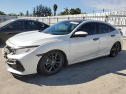 Honda salvage cars for sale: 2020 Honda Civic EX