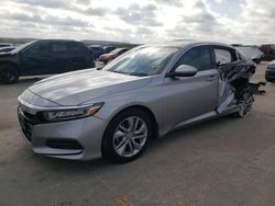 Salvage cars for sale from Copart Grand Prairie, TX: 2020 Honda Accord LX