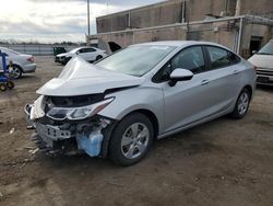 Chevrolet Cruze salvage cars for sale: 2017 Chevrolet Cruze LS