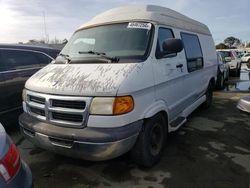 Salvage cars for sale from Copart Martinez, CA: 1998 Dodge RAM Van B1500