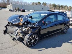 Salvage cars for sale from Copart Exeter, RI: 2013 Honda Civic SI