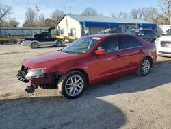 Salvage cars for sale at Wichita, KS auction: 2012 Ford Fusion SEL