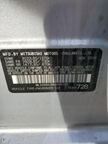 2019 Mitsubishi Mirage LE