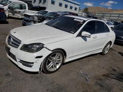 Salvage cars for sale at Albuquerque, NM auction: 2013 Mercedes-Benz C 300 4matic