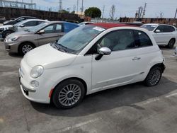 Fiat 500 salvage cars for sale: 2012 Fiat 500 Lounge