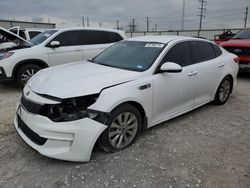 Salvage cars for sale from Copart Haslet, TX: 2018 KIA Optima EX
