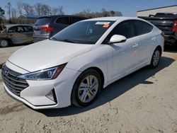 Salvage cars for sale at Spartanburg, SC auction: 2020 Hyundai Elantra SEL