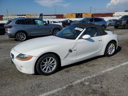 BMW Z4 salvage cars for sale: 2004 BMW Z4 2.5