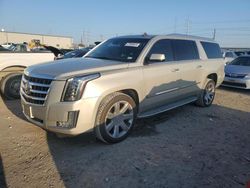 Salvage cars for sale at Haslet, TX auction: 2015 Cadillac Escalade ESV Luxury