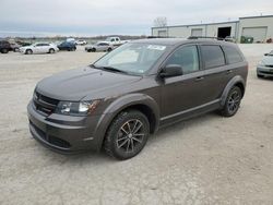 Salvage cars for sale at Kansas City, KS auction: 2017 Dodge Journey SE