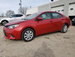 Salvage cars for sale from Copart Blaine, MN: 2016 Toyota Corolla L