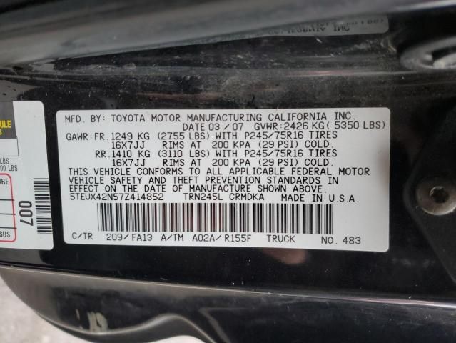 2007 Toyota Tacoma Access Cab