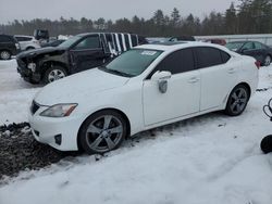 Salvage cars for sale from Copart Windham, ME: 2012 Lexus IS 250