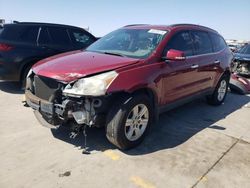 Salvage cars for sale from Copart Grand Prairie, TX: 2011 Chevrolet Traverse LT