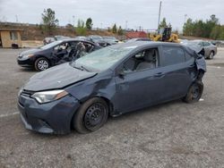 Salvage cars for sale from Copart Gaston, SC: 2016 Toyota Corolla L