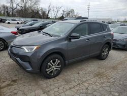 Salvage cars for sale at Bridgeton, MO auction: 2018 Toyota Rav4 LE