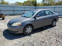 Salvage cars for sale at Augusta, GA auction: 2006 Toyota Corolla CE