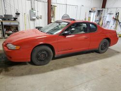 Chevrolet salvage cars for sale: 2005 Chevrolet Monte Carlo LS