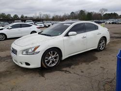 Salvage cars for sale at Florence, MS auction: 2014 Nissan Maxima S