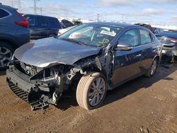 Salvage cars for sale from Copart Elgin, IL: 2015 Nissan Sentra S