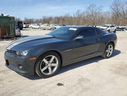 Salvage cars for sale at Ellwood City, PA auction: 2015 Chevrolet Camaro LT