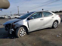 Salvage cars for sale from Copart Colton, CA: 2016 Toyota Corolla L