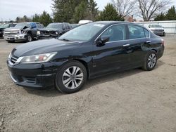 Salvage cars for sale from Copart Finksburg, MD: 2014 Honda Accord LX